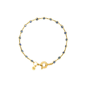 Sapphire Mariner Clasp Bracelet Sapphire Mariner Clasp Bracelet