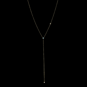 Sapphire and Diamond Lariat Sapphire and Diamond Lariat