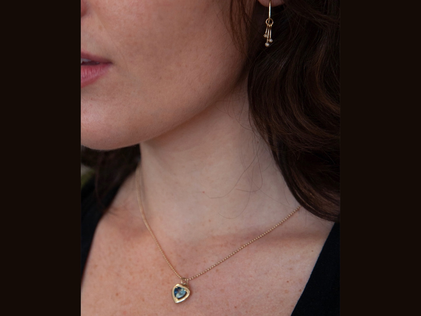 Mermaid Blue Sapphire Necklace