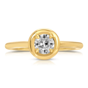 Old European Cut Diamond Ring .42ct Old European Cut Diamond Ring .42ct