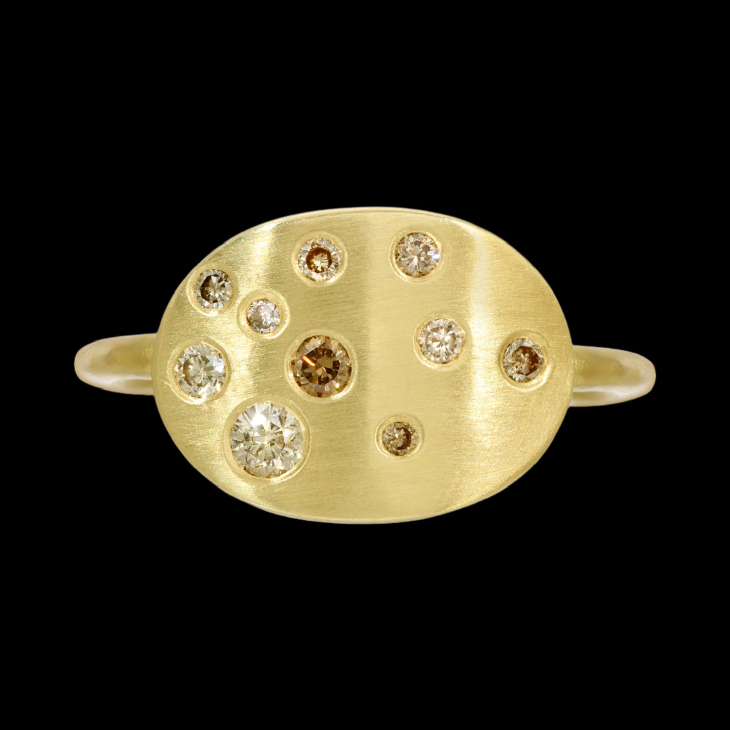 Champagne Bubbles Cuff Ring