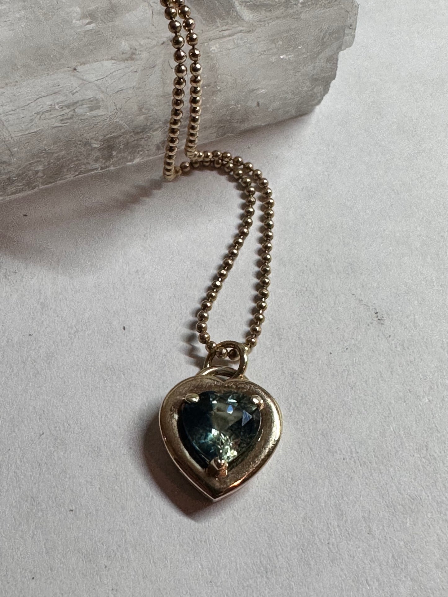 Mermaid Blue Sapphire Necklace