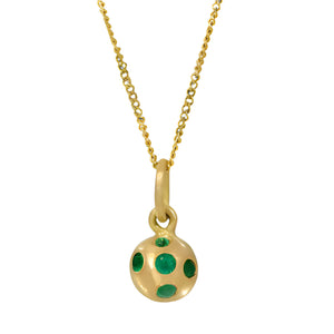 Emerald Galaxy Necklace, 18k gold Emerald Galaxy Necklace, 18k gold