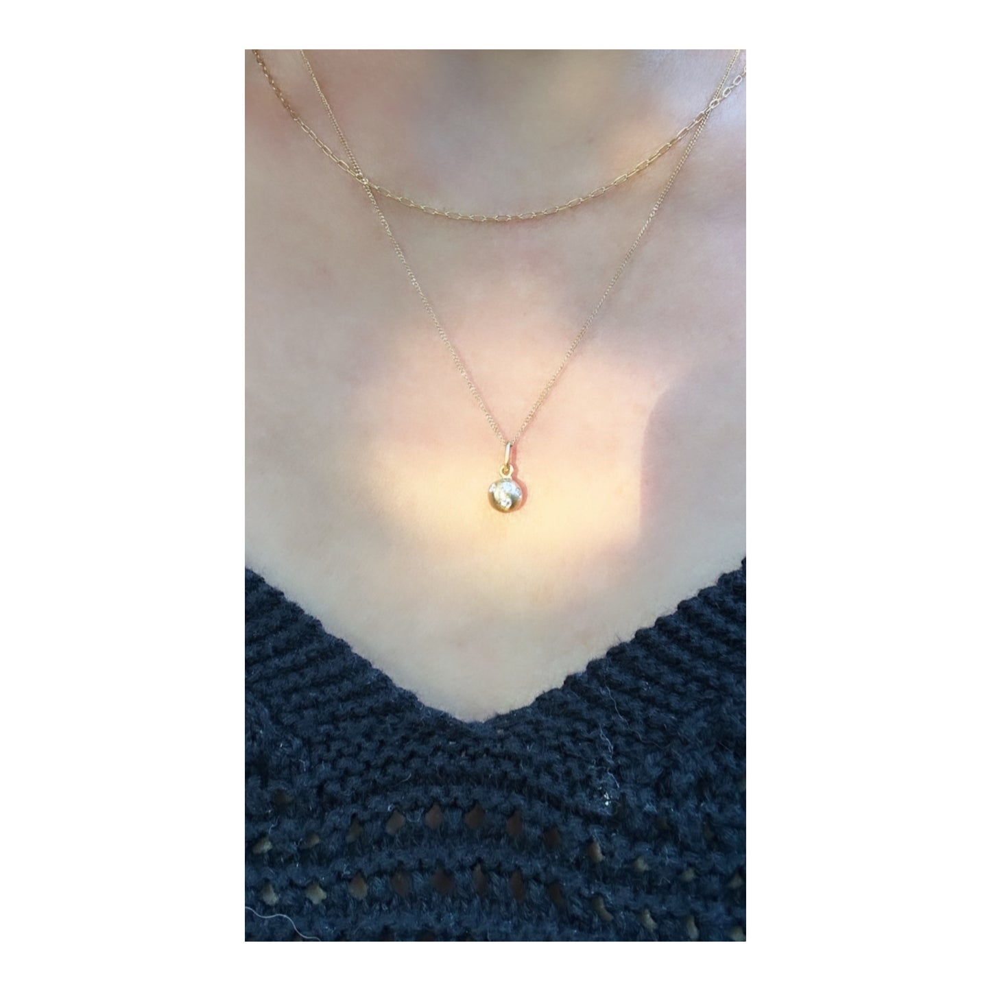 Blue Sapphire Galaxy Necklace