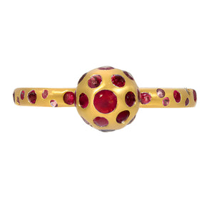 Ruby Galaxy Ring, 18k gold Ruby Galaxy Ring, 18k gold