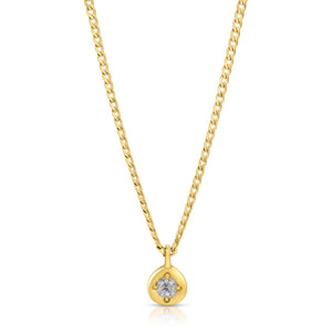 Neptune Pear Diamond Necklace,  0.26ct Neptune Pear Diamond Necklace,  0.26ct