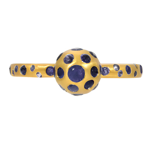 Sapphire Galaxy Ring