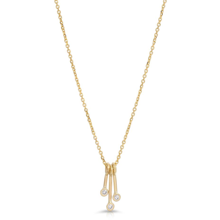 DIAMOND CHIME NECKLACE - Danielle Morgan