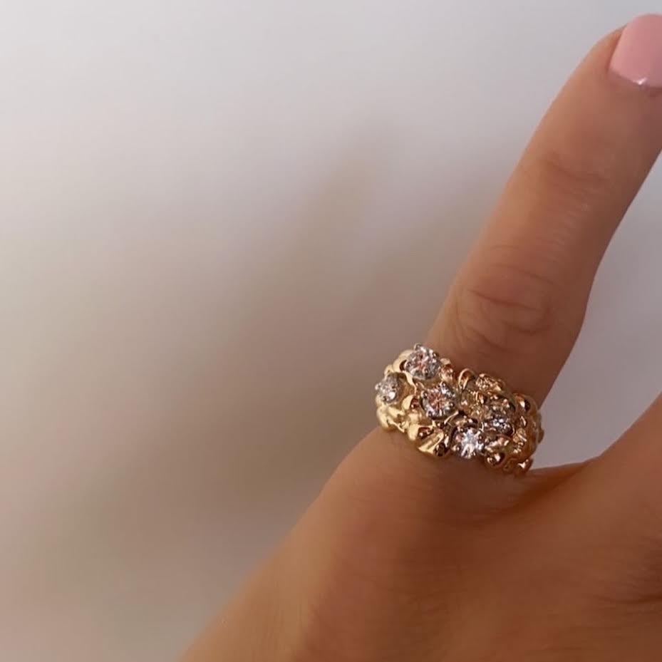 DIAMOND NUGGET RING - Danielle Morgan