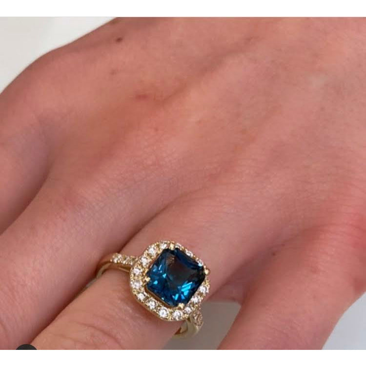 LONDON BLUE TOPAZ RING - Danielle Morgan