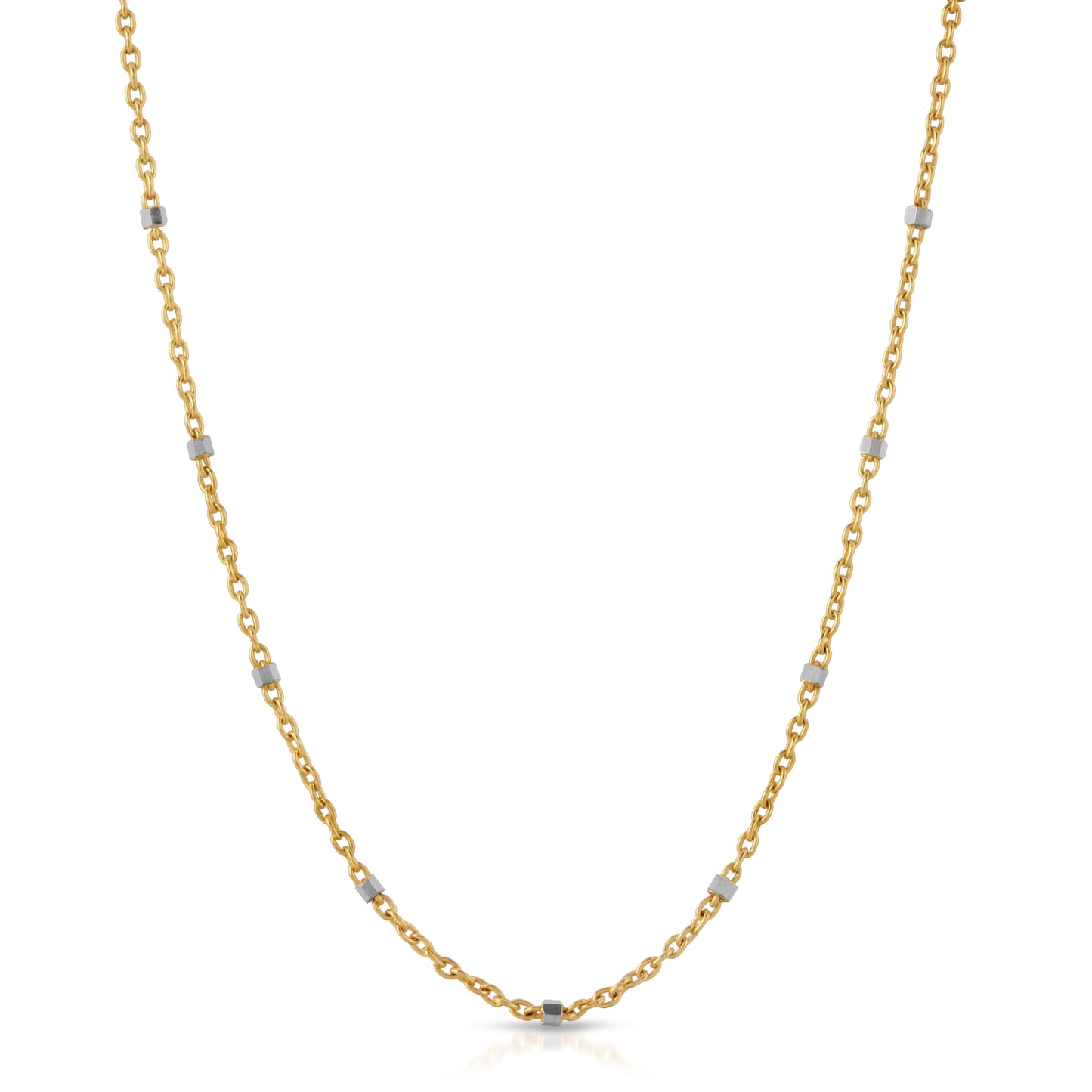 SILVER AND GOLD NECKLACE - Danielle Morgan
