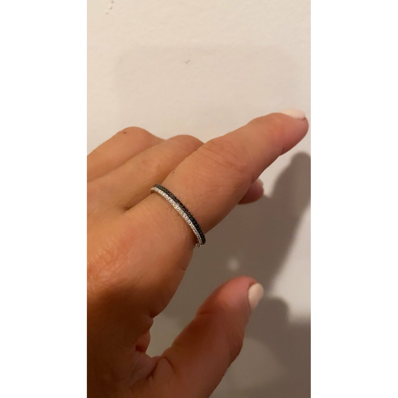 Black Diamond Eternity Ring - Danielle Morgan