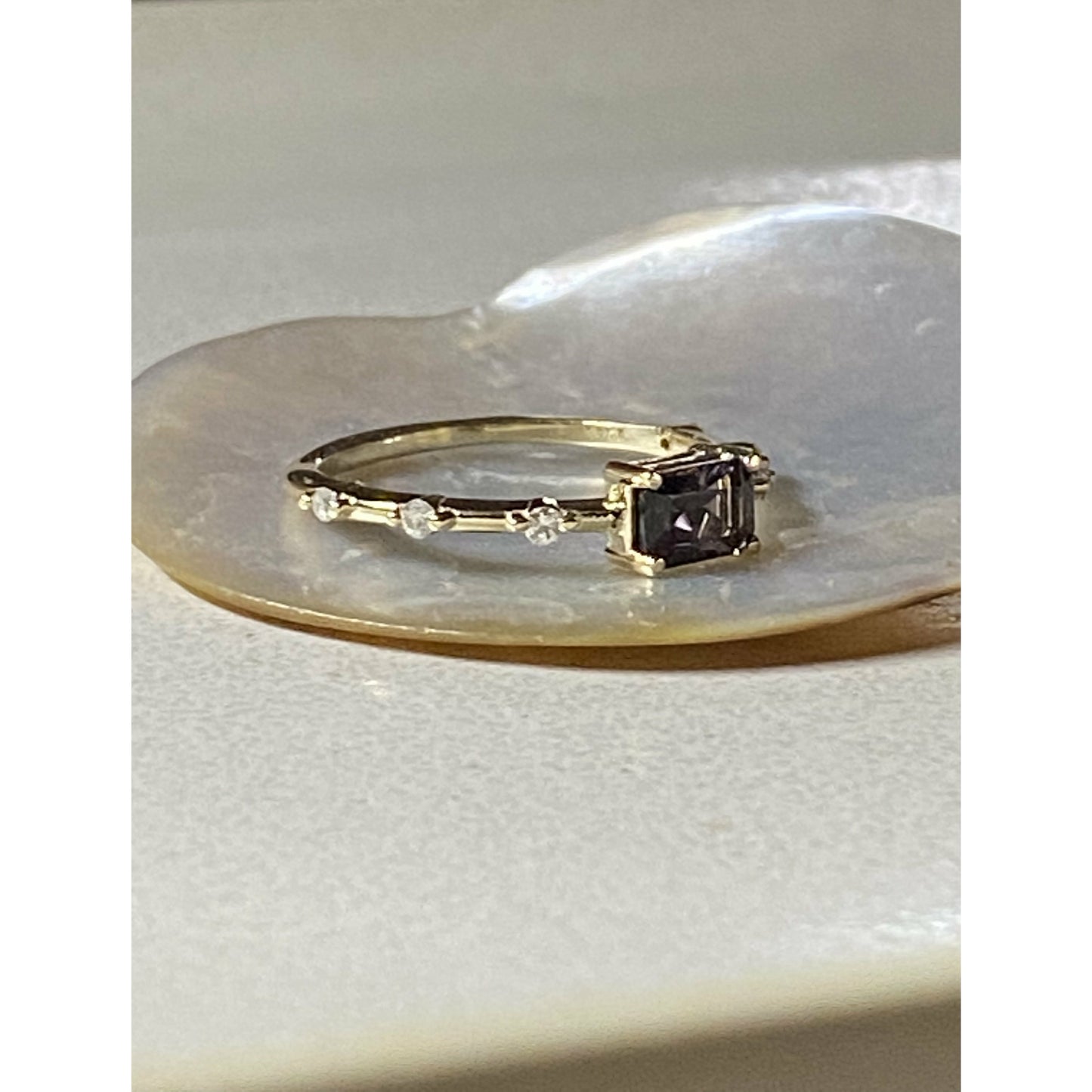 PLUM TOURMALINE RING - Danielle Morgan