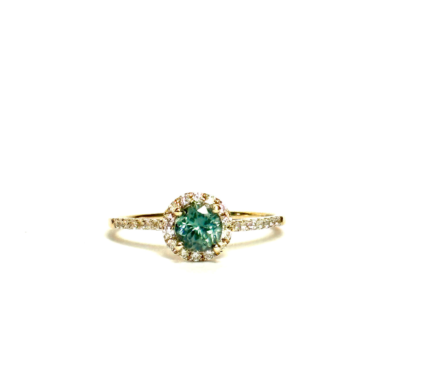 Blue Sapphire Engagement Ring