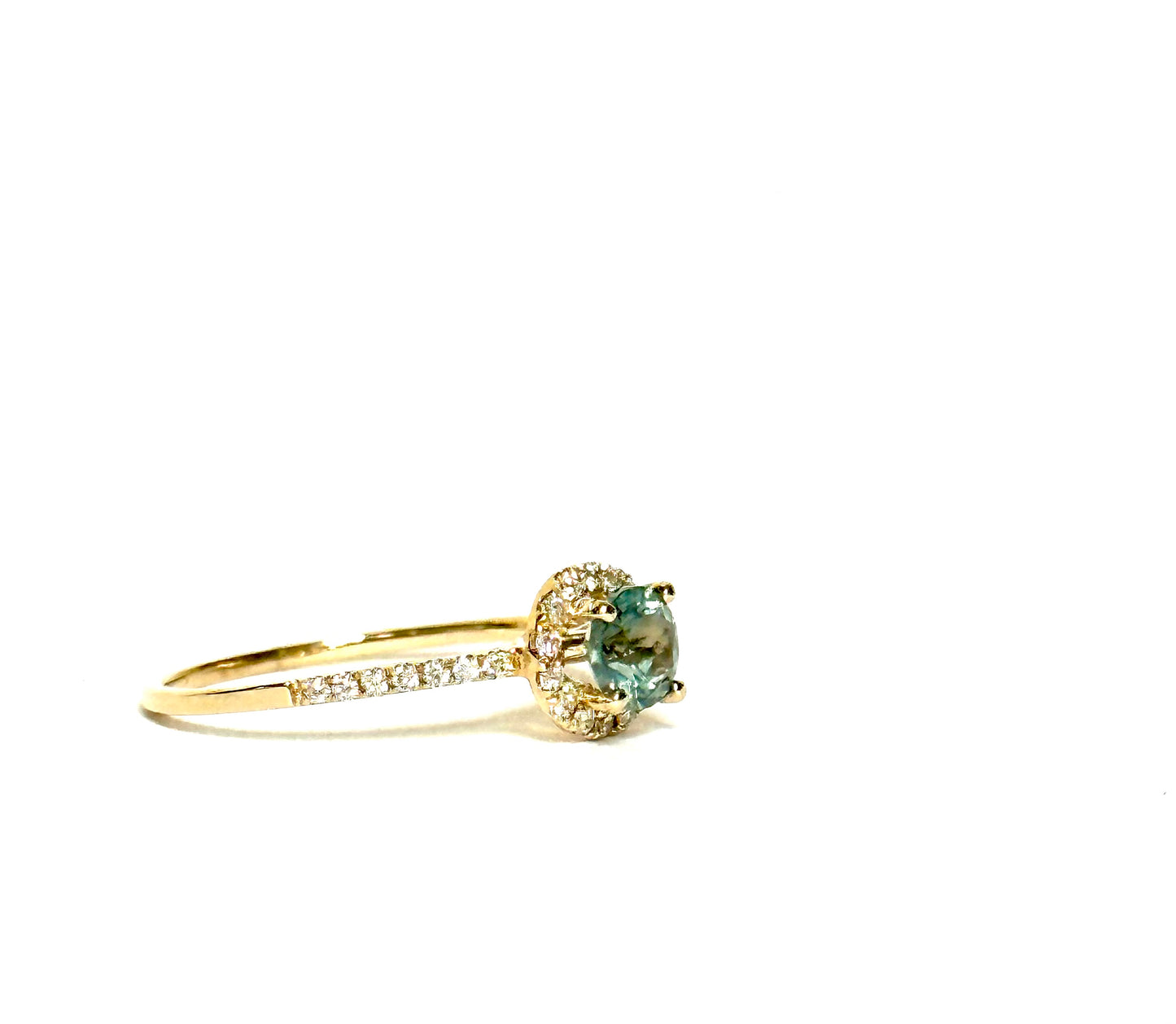 Blue Sapphire Engagement Ring