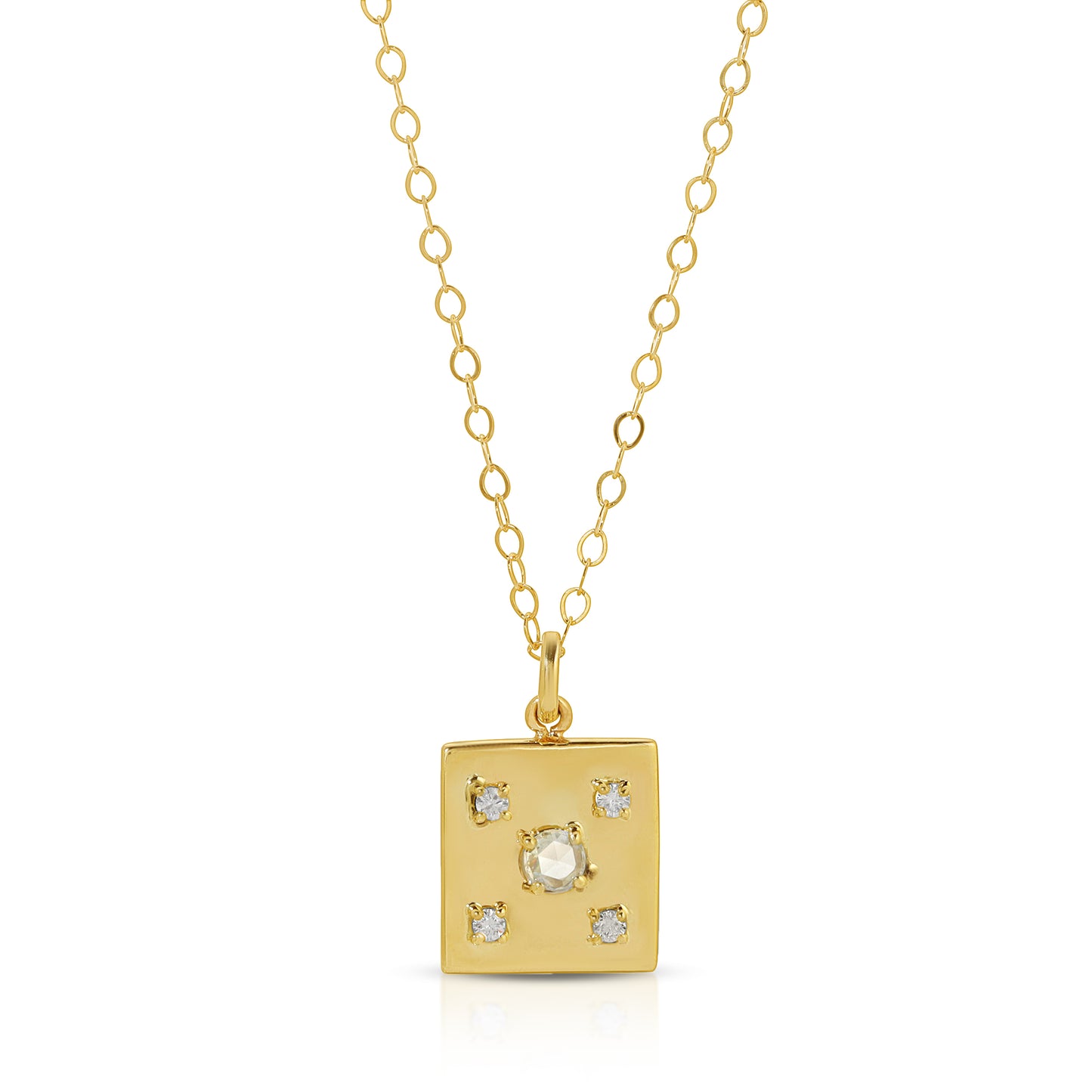 Rose Cut Diamond Necklace - Danielle Morgan