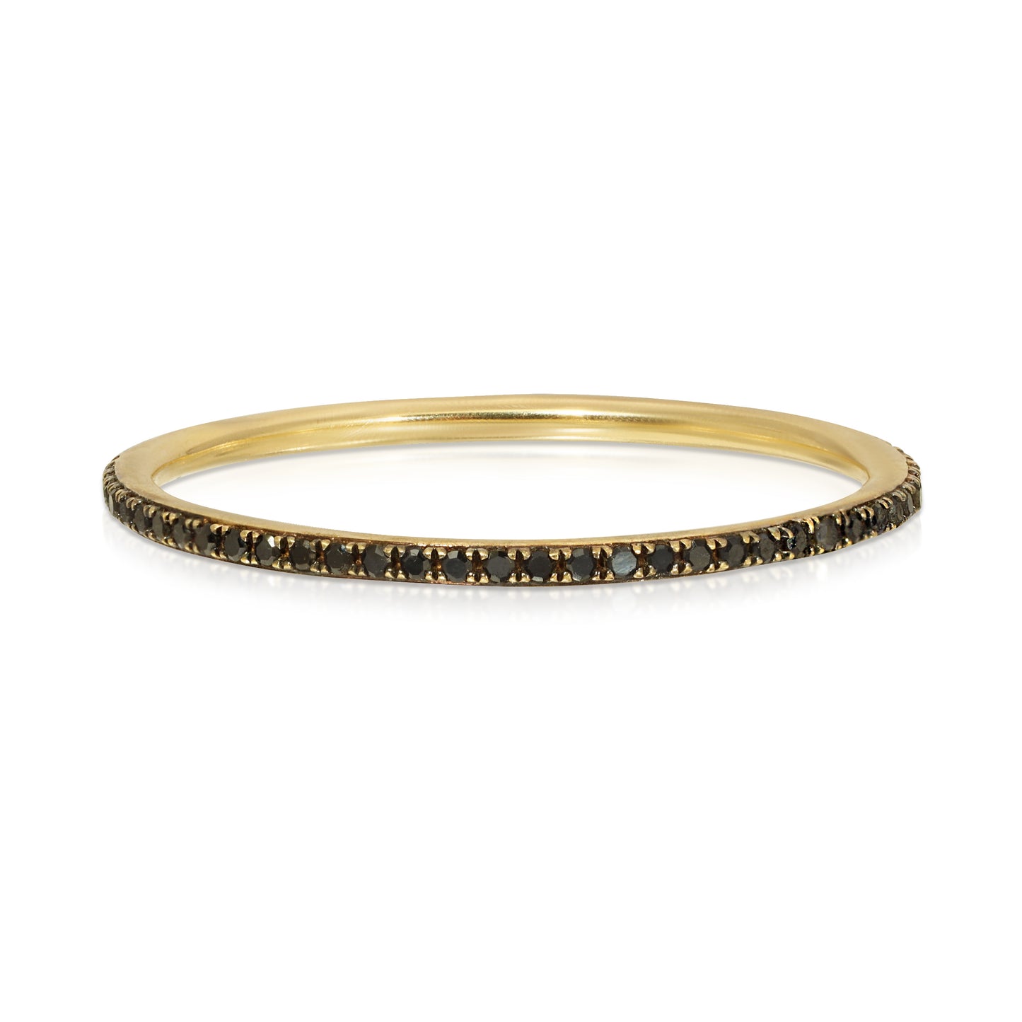 Black Diamond Eternity Ring - Danielle Morgan