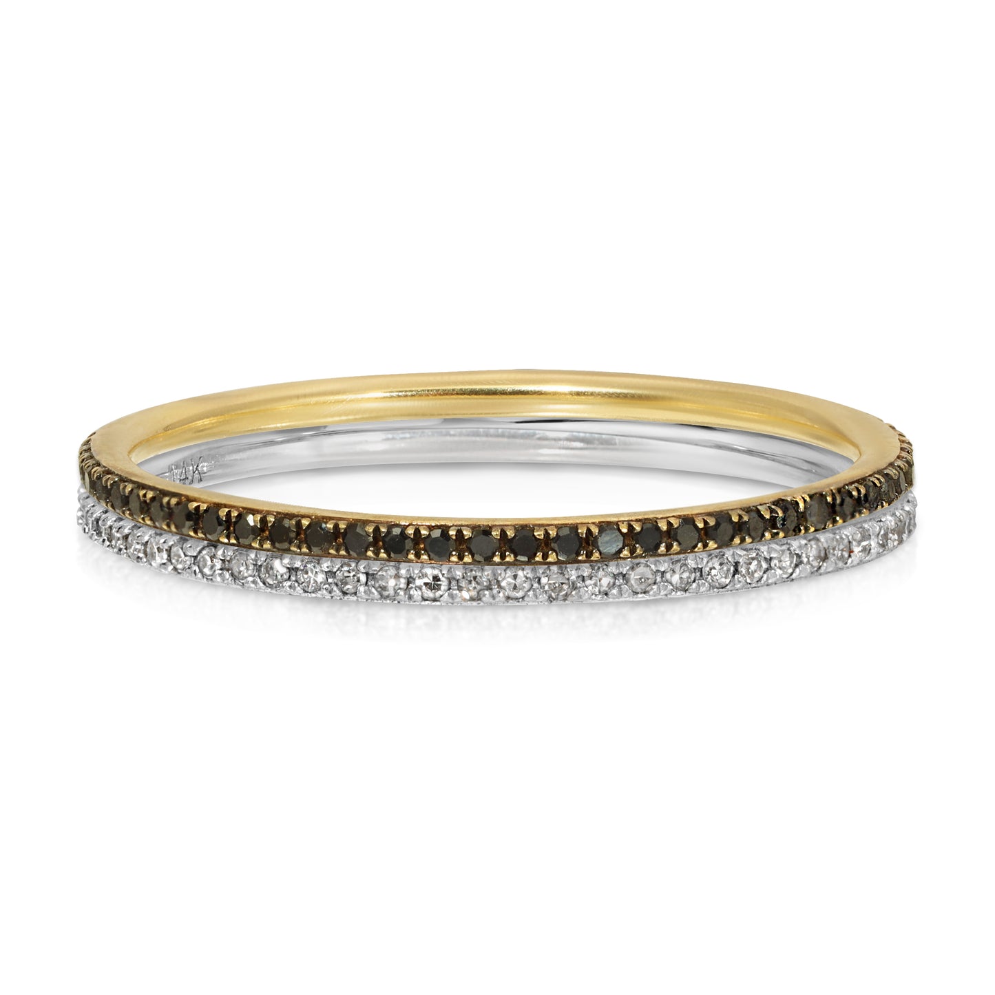Black Diamond Eternity Ring - Danielle Morgan