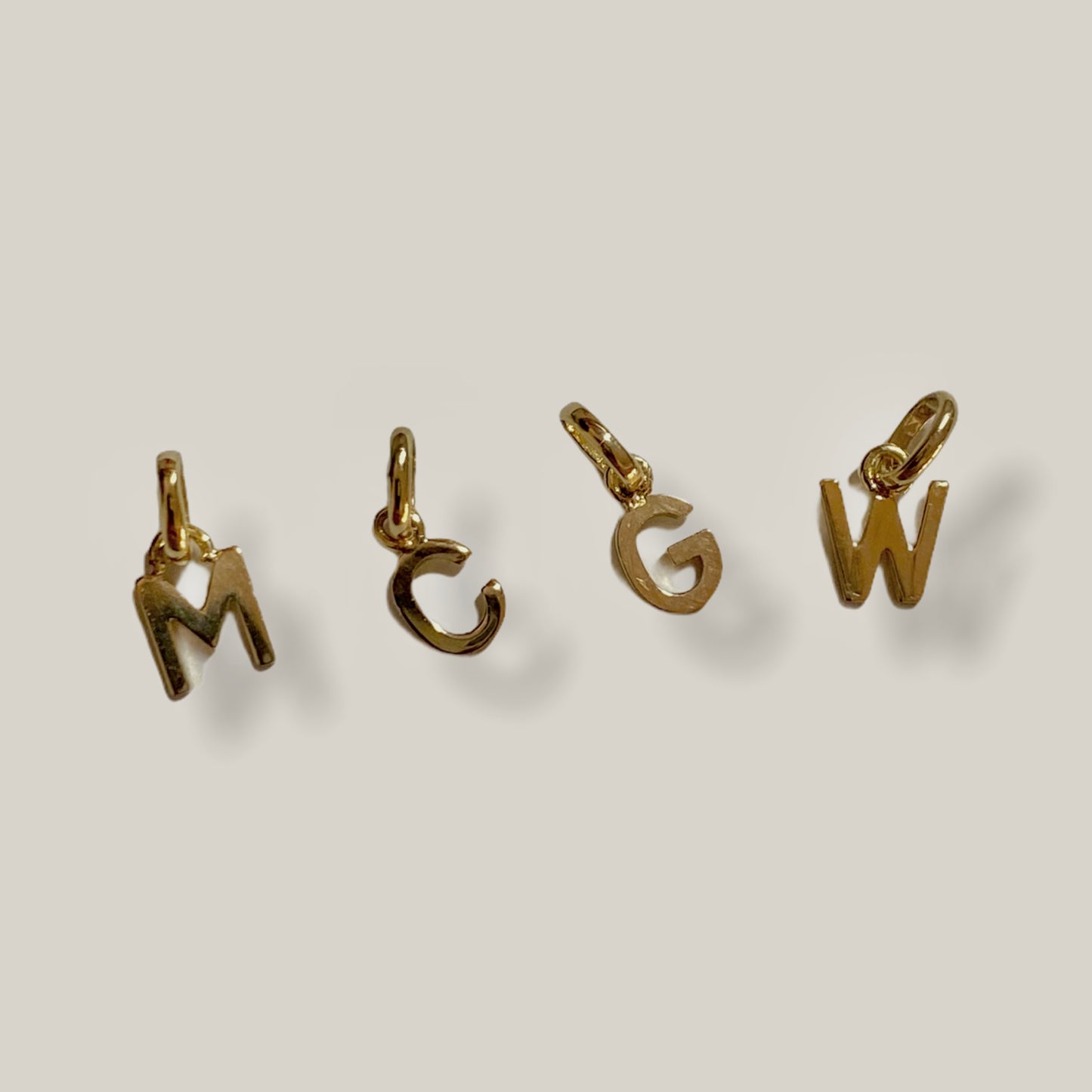 14k GOLD INITIAL CHARM - Danielle Morgan