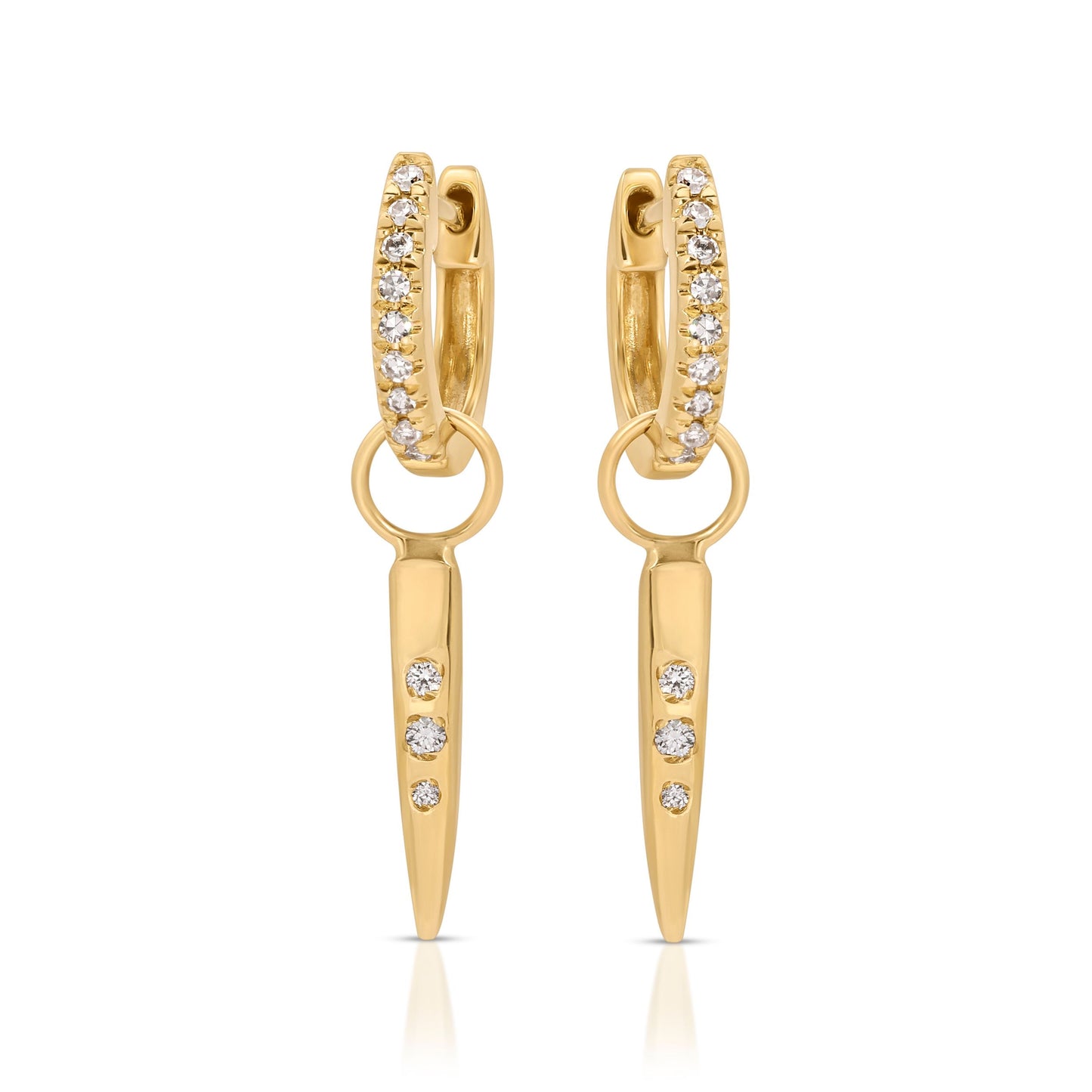 Mini Diamond Pointers Earrings