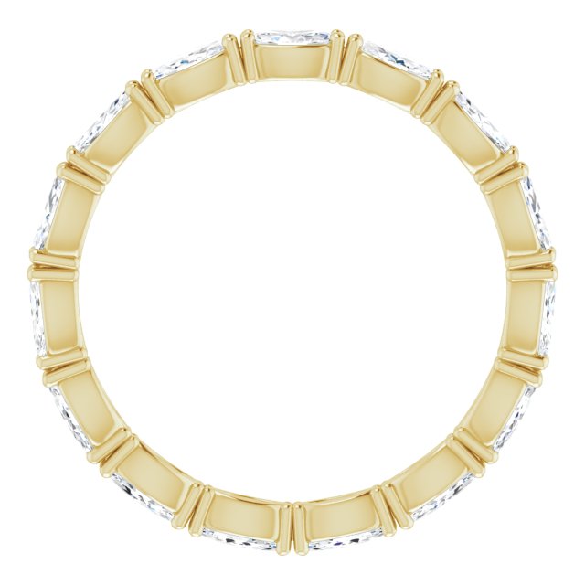 DIAMOND MARQUISE 14K YELLOW ETERNITY BAND - Danielle Morgan
