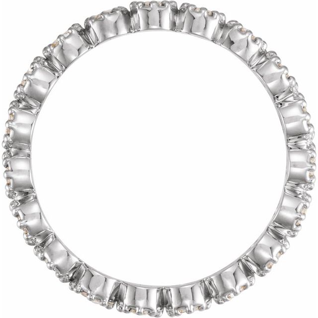 ROSE CUT DIAMOND ETERNITY BAND - Danielle Morgan