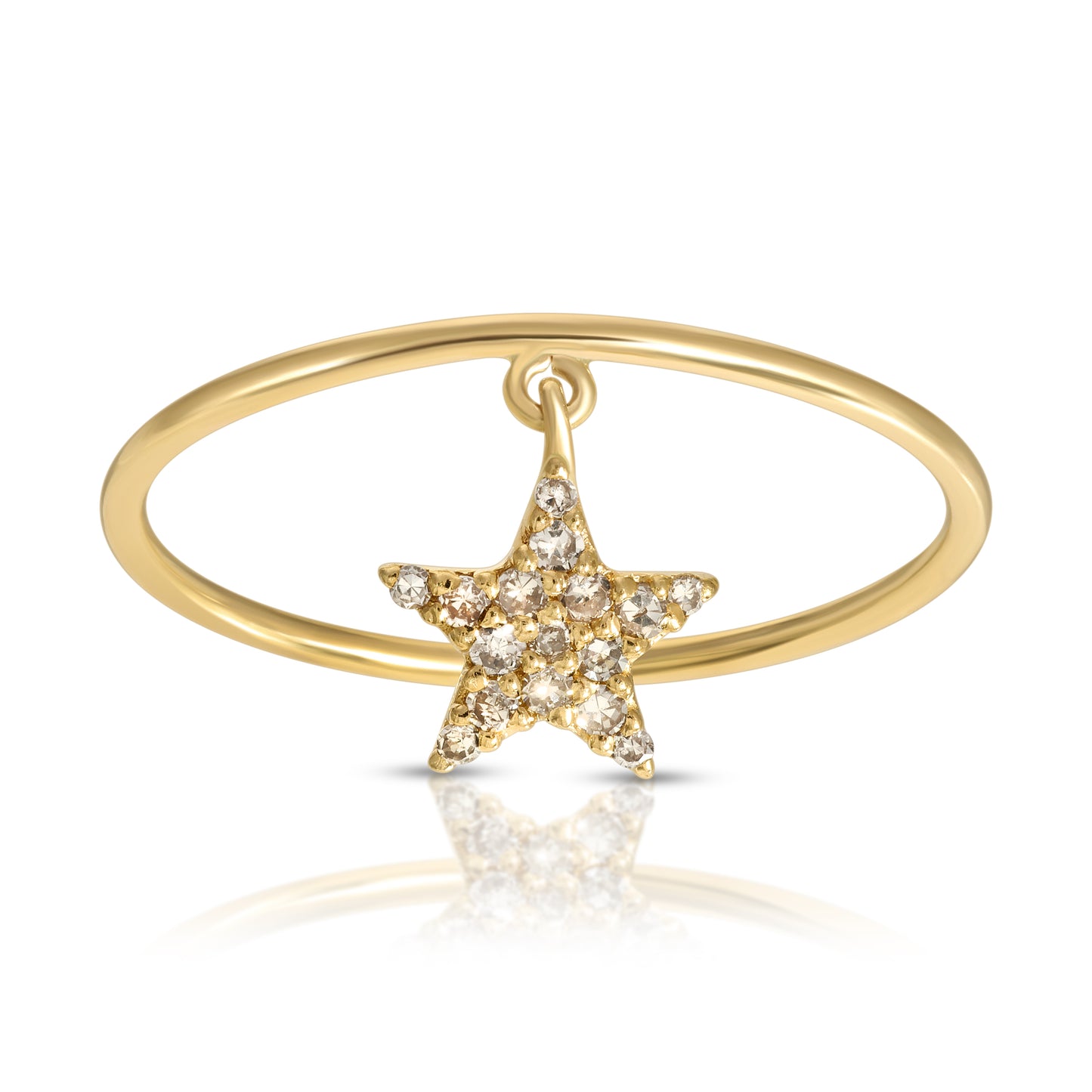DIAMOND PAVE STAR RING - Danielle Morgan