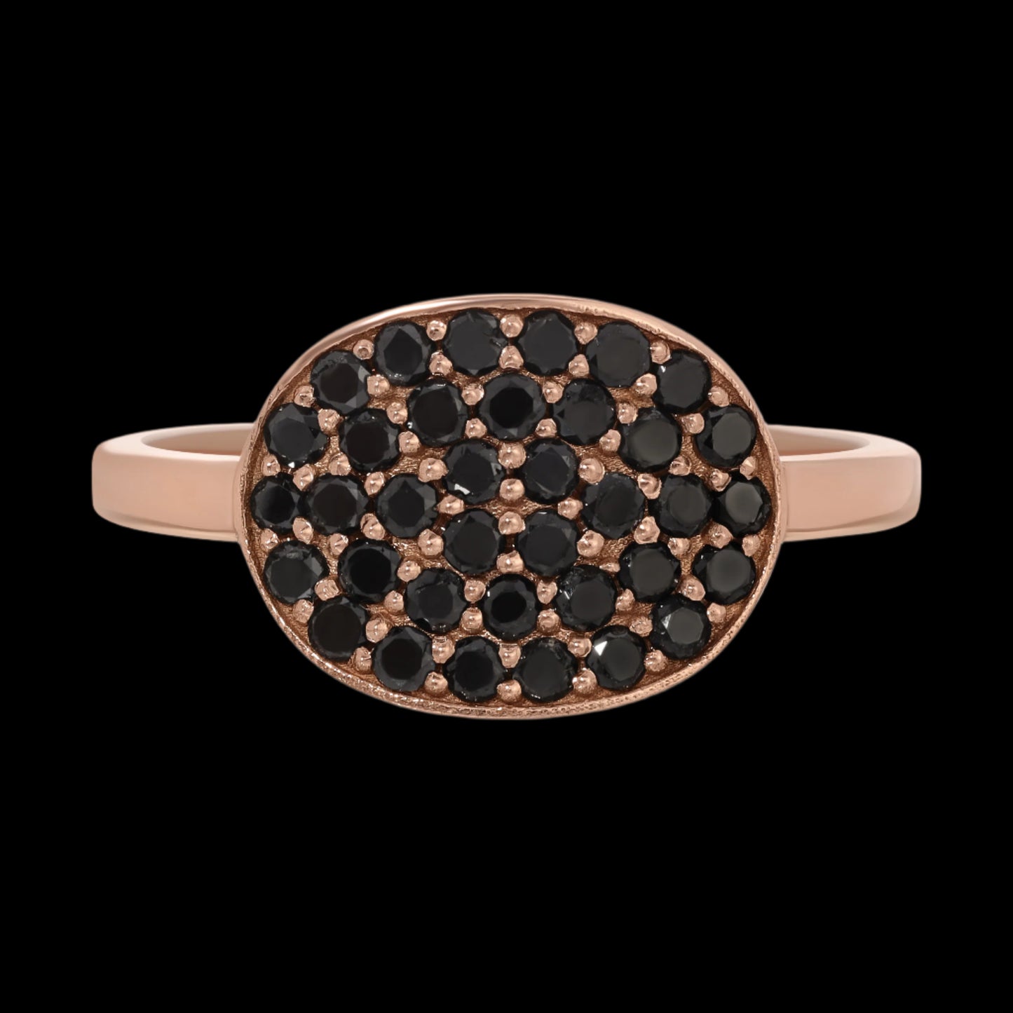 BLACK DIAMOND CUFF RING - Danielle Morgan