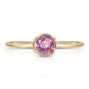 PINK SAPPHIRE 14K GOLD RING - Danielle Morgan PINK SAPPHIRE 14K GOLD RING - Danielle Morgan