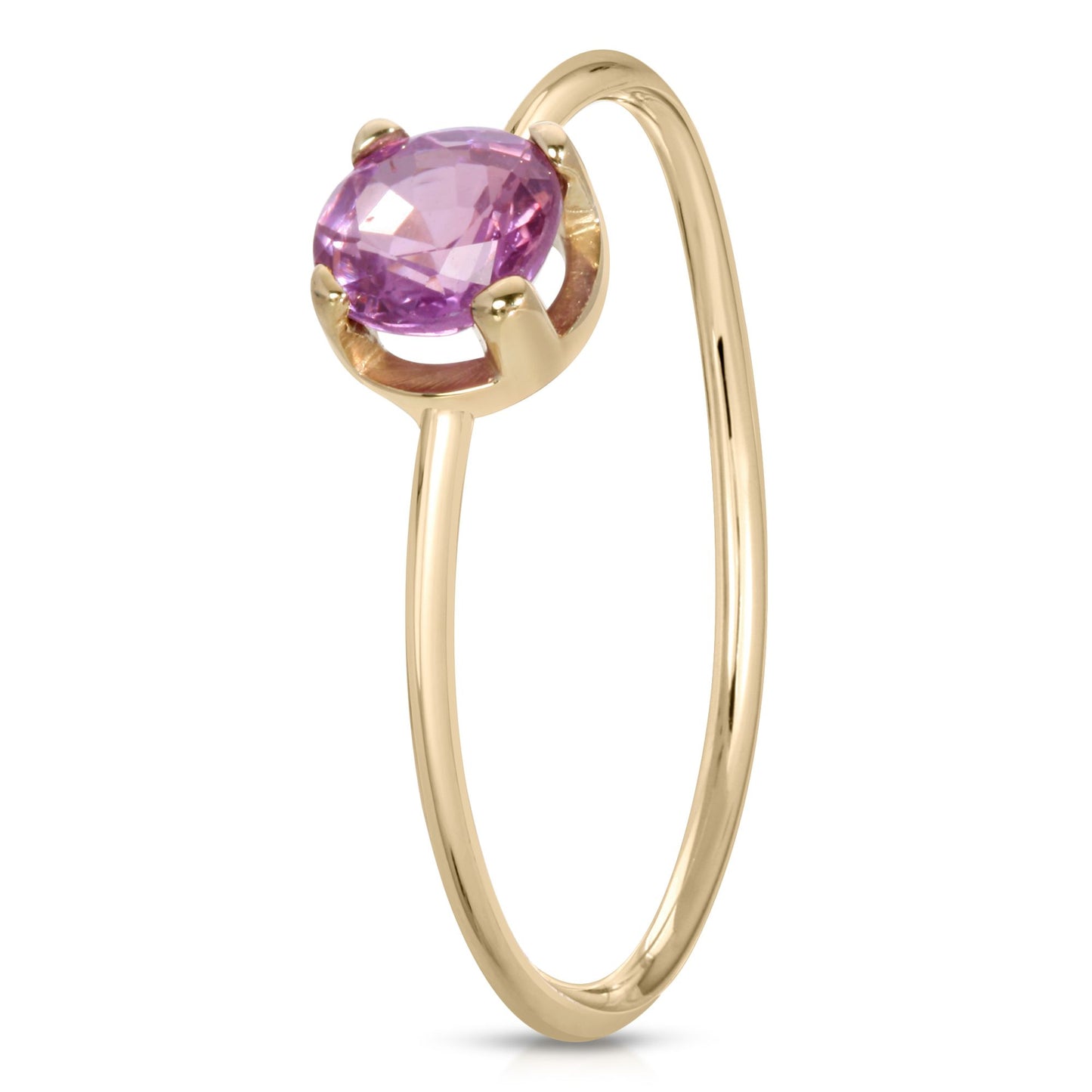 PINK SAPPHIRE 14K GOLD RING - Danielle Morgan