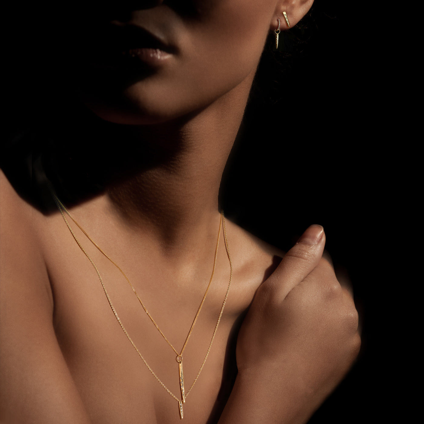 Diamond Pointers Necklace
