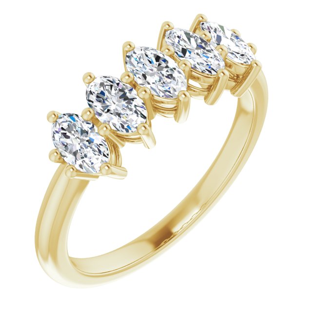 OVAL DIAMOND ANNIVERSARY BAND - Danielle Morgan