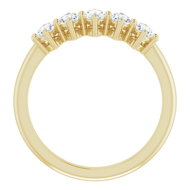 OVAL DIAMOND ANNIVERSARY BAND - Danielle Morgan