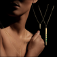 Mini Emerald Three Pointers Necklace