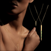 Mini Emerald Three Pointers Necklace