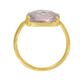 Checkerboard Amethyst Ring