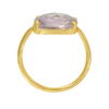 Checkerboard Amethyst Ring
