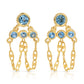 AnnaEarrings, Aquamarine