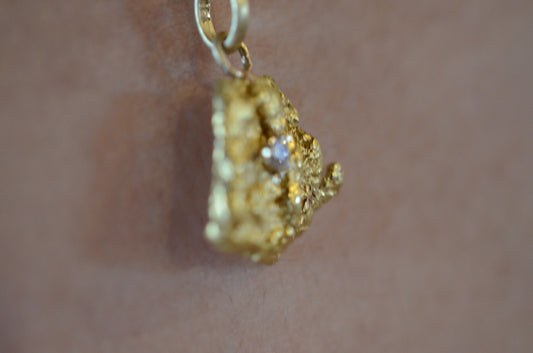 Australian Gold Nugget Necklace