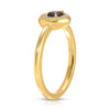 Neptune Round, Black X White Diamond Ring