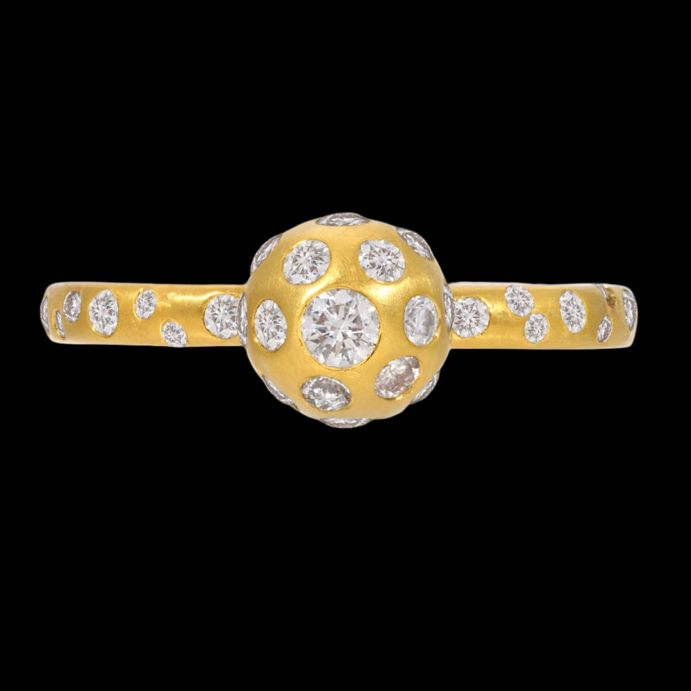 Diamond Galaxy Ring, 18k gold