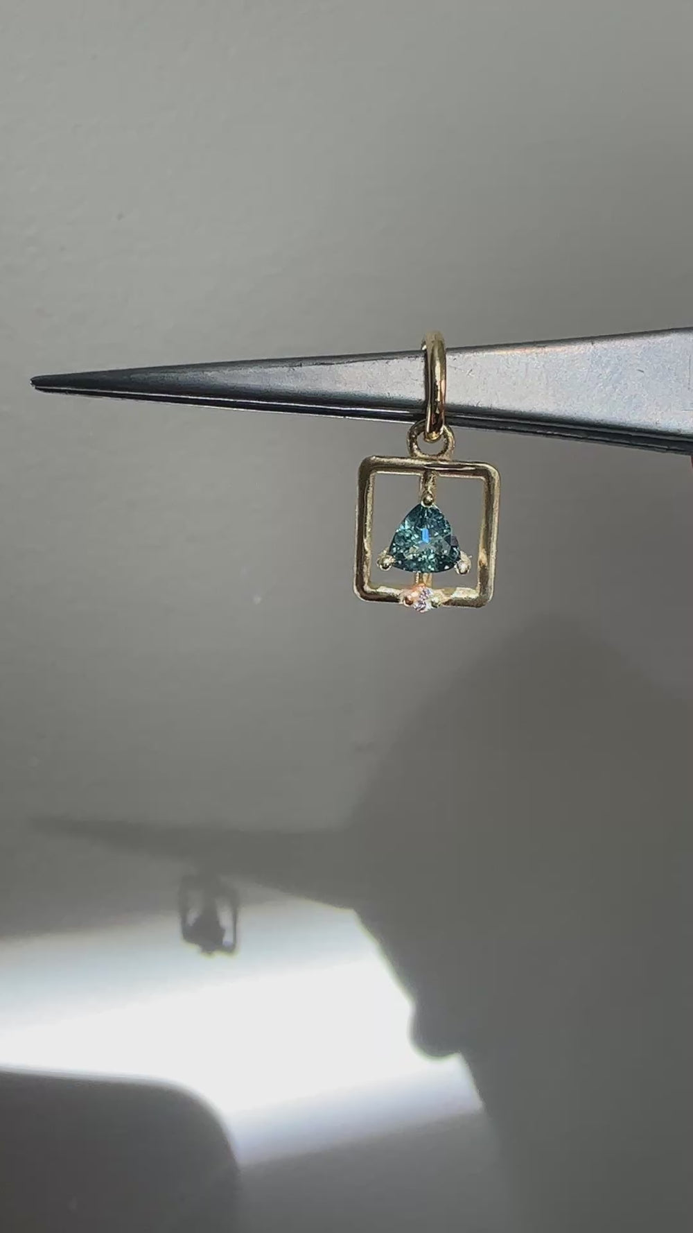 Lumen Petite Pendant-Aquamarine