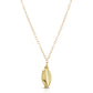 GOLDEN LEAF NECKLACE - Danielle Morgan 