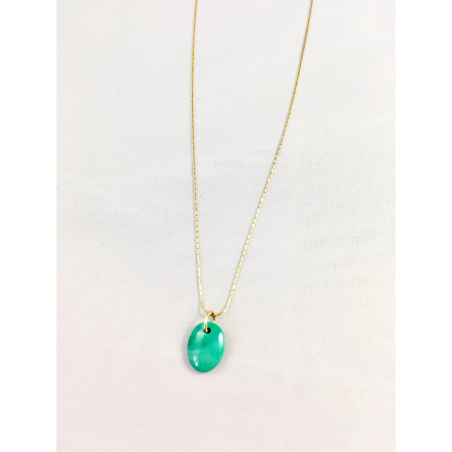 TURQUOISE GOLD NECKLACE - Danielle Morgan 