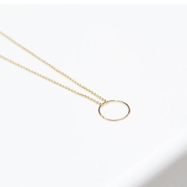 danielle-moosbrugger,TEXTURED CIRCLE SOLITAIRE NECKLACE,Necklaces