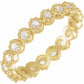 ROSE CUT DIAMOND ETERNITY BAND - Danielle Morgan 