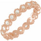 ROSE CUT DIAMOND ETERNITY BAND - Danielle Morgan 