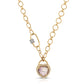Stained Glass Amethyst Necklace - Danielle Morgan 