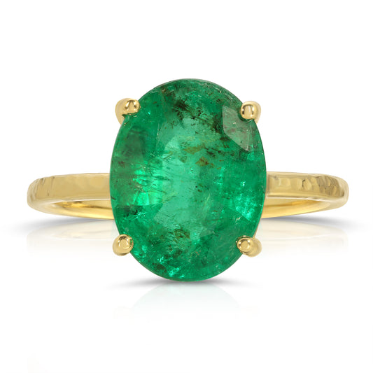 Oval Emerald Ring - Danielle Morgan 