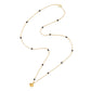 SAPPHIRE AND 18K GOLD PENDANT NECKLACE - Danielle Morgan 